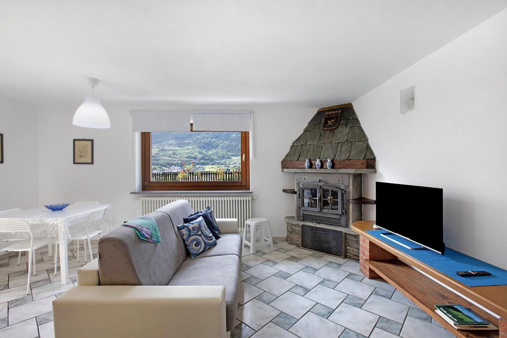 Casa Sabrina - Appartamento Blu Aosta Buitenkant foto